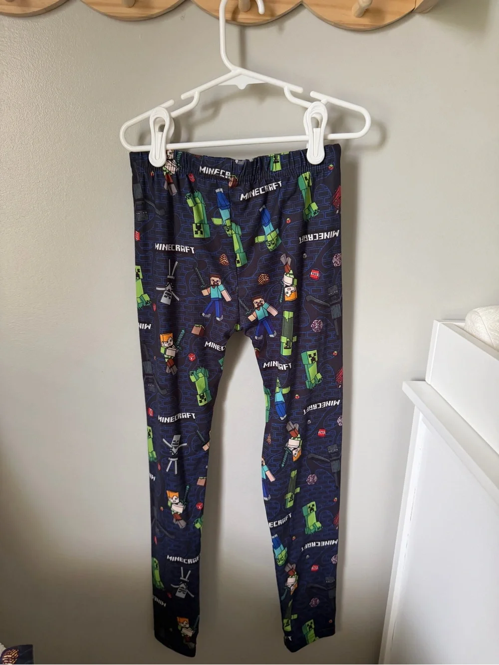 ClimateRight by Cuddl Duds Minecraft Boys Medium 2pc Long Sleeve Pajamas Blue